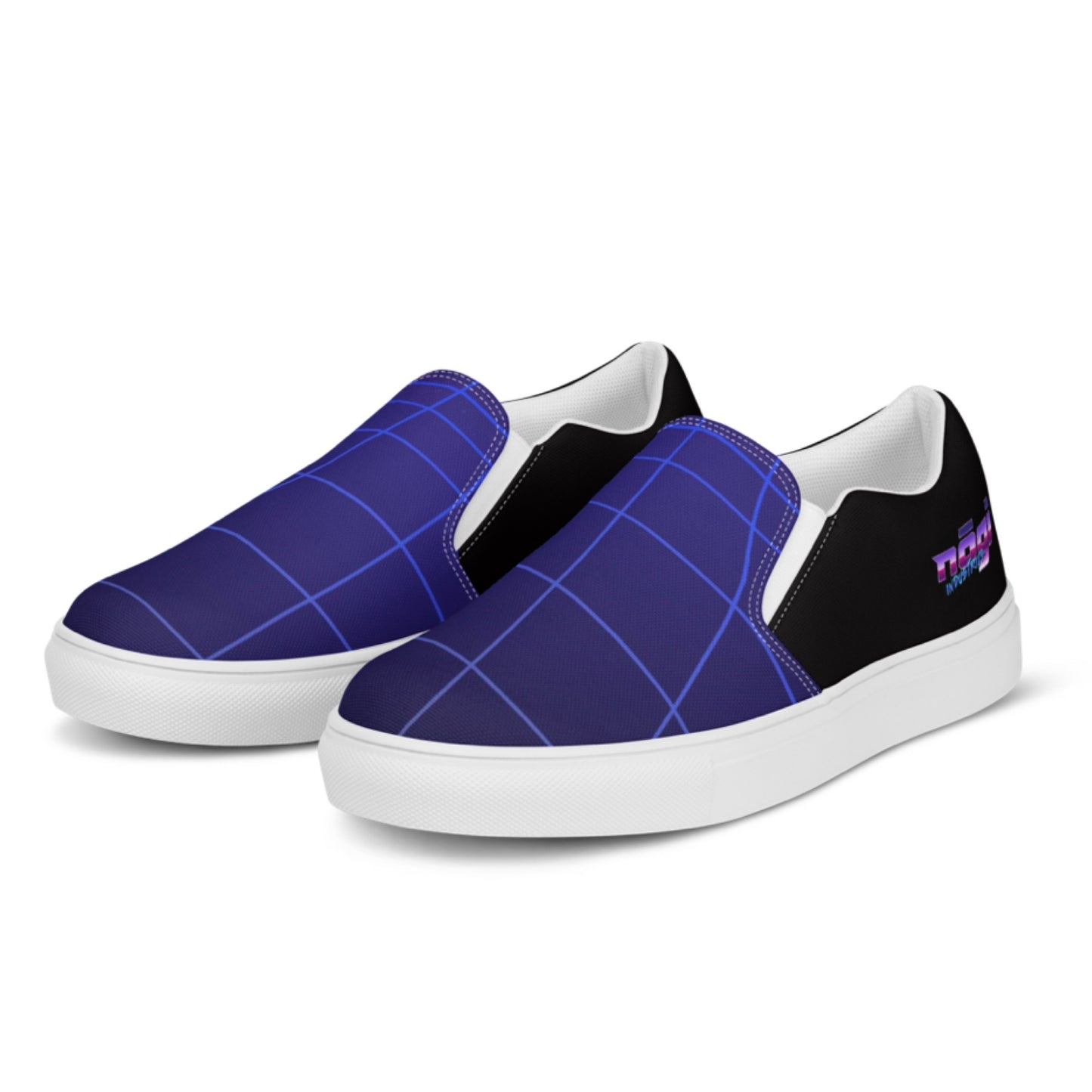 Crystal Vision Men’s Slip-On Canvas Shoes