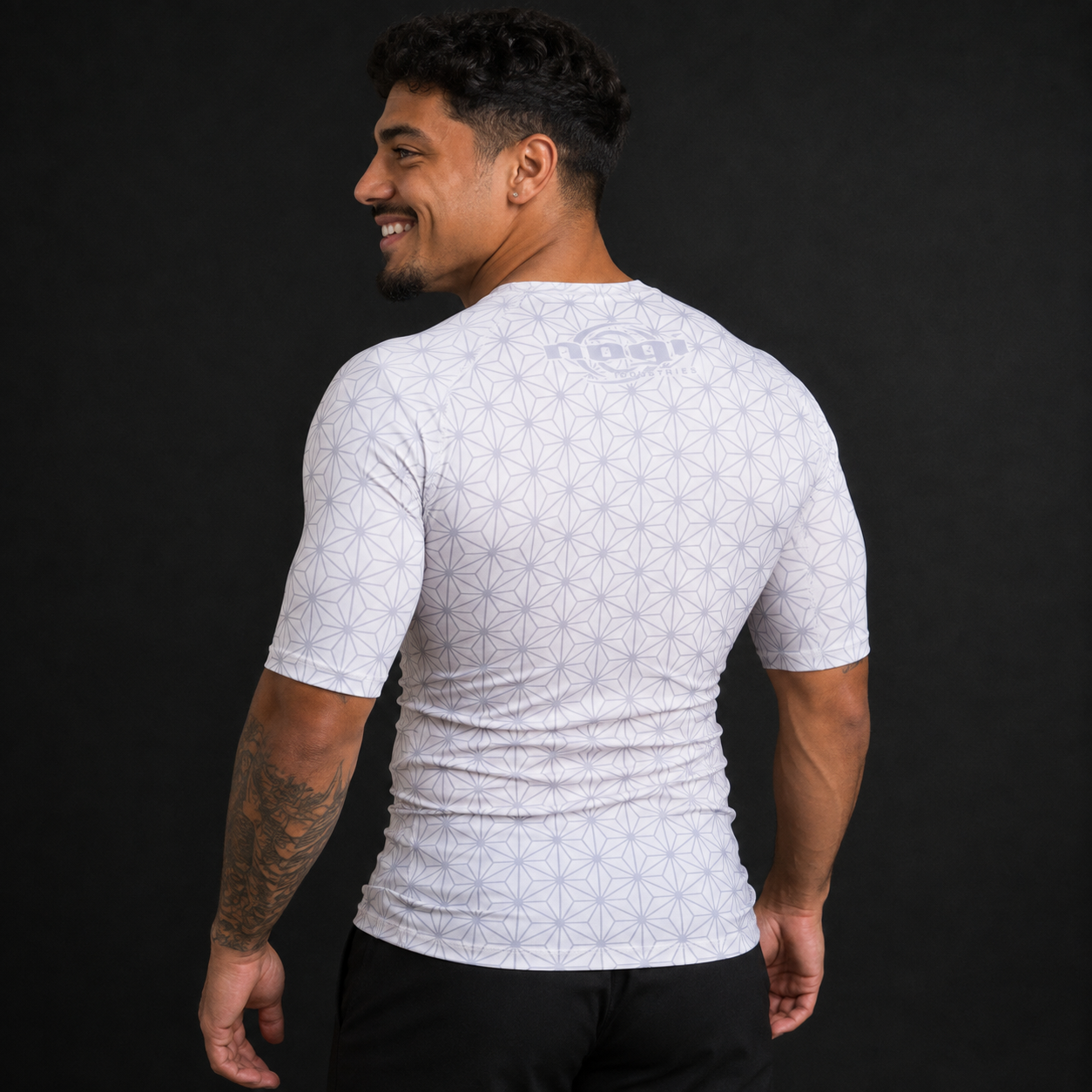 Rashguard de manga corta Spectral - Blanco (SS)