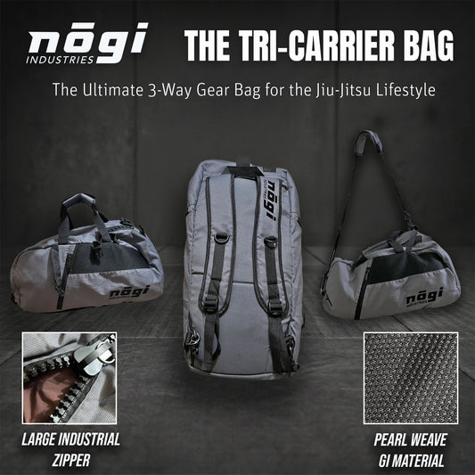 The Tri-Carrier Convertible Large Gear Bag - GRAY