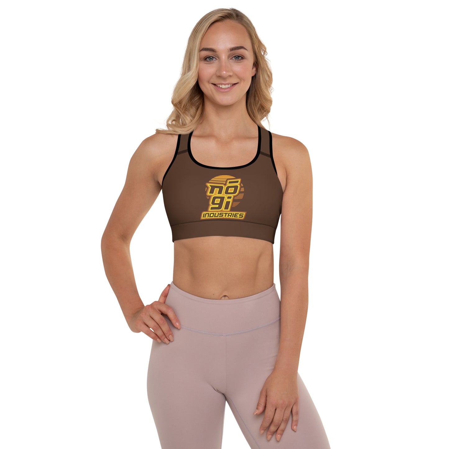 Sujetador deportivo acolchado 7Four BROWN