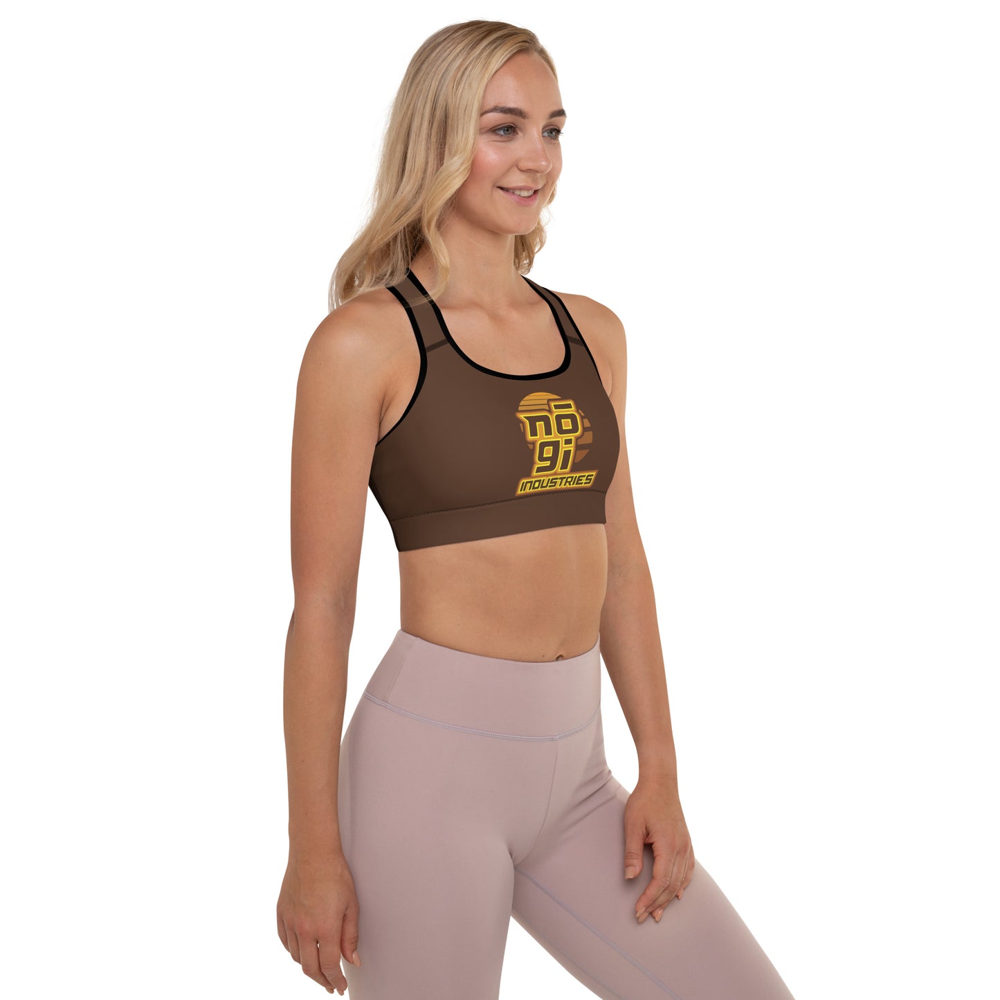 Sujetador deportivo acolchado 7Four BROWN