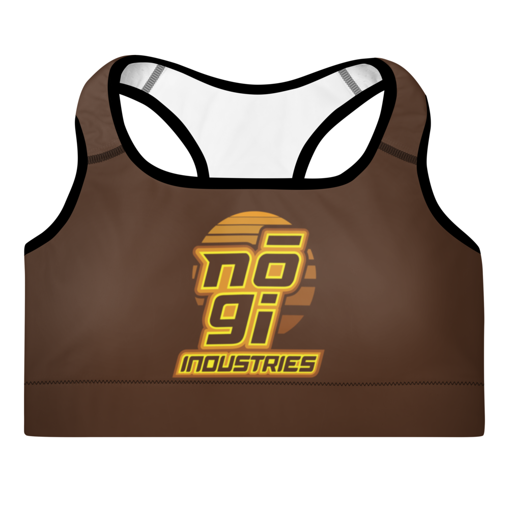 Sujetador deportivo acolchado 7Four BROWN