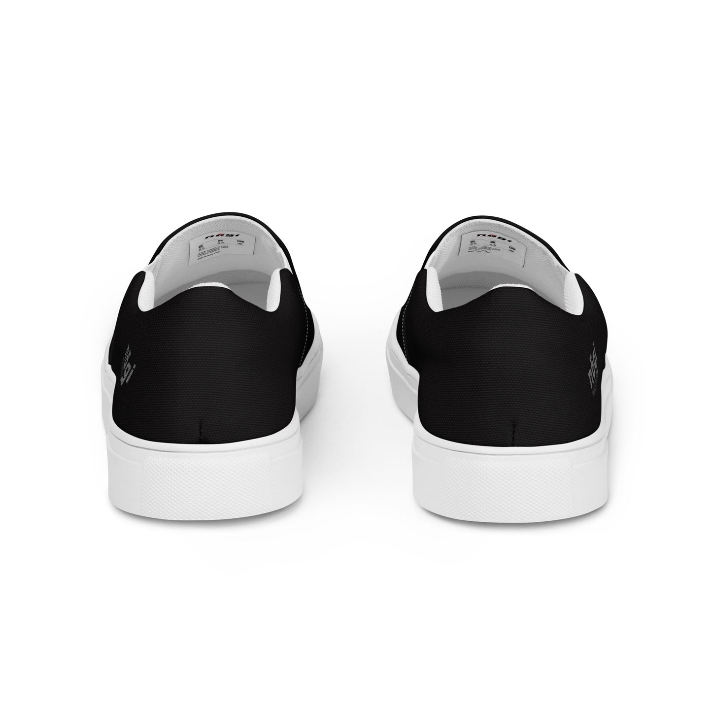 Core Black Men’s Slip-On Canvas Shoes