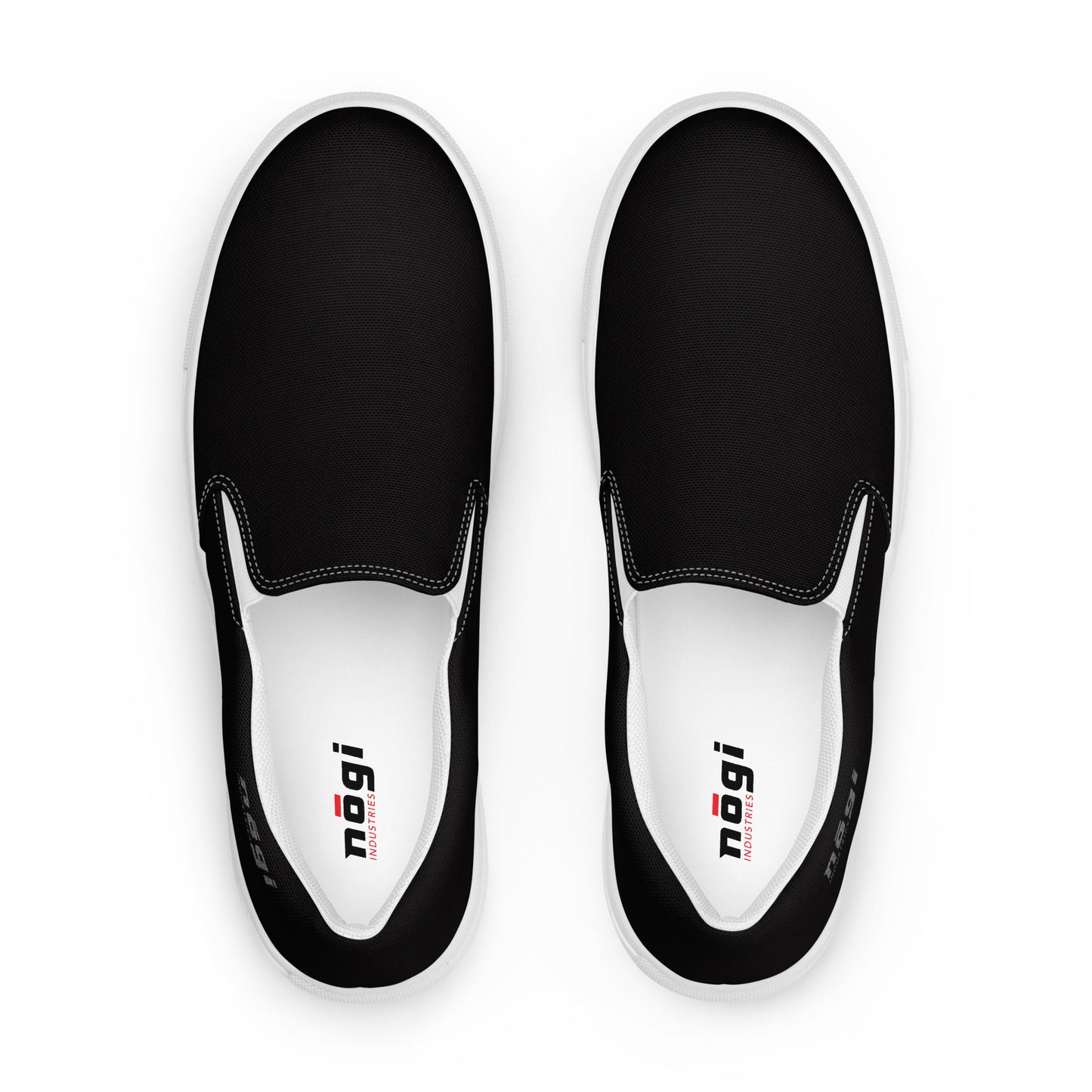 Core Black Men’s Slip-On Canvas Shoes