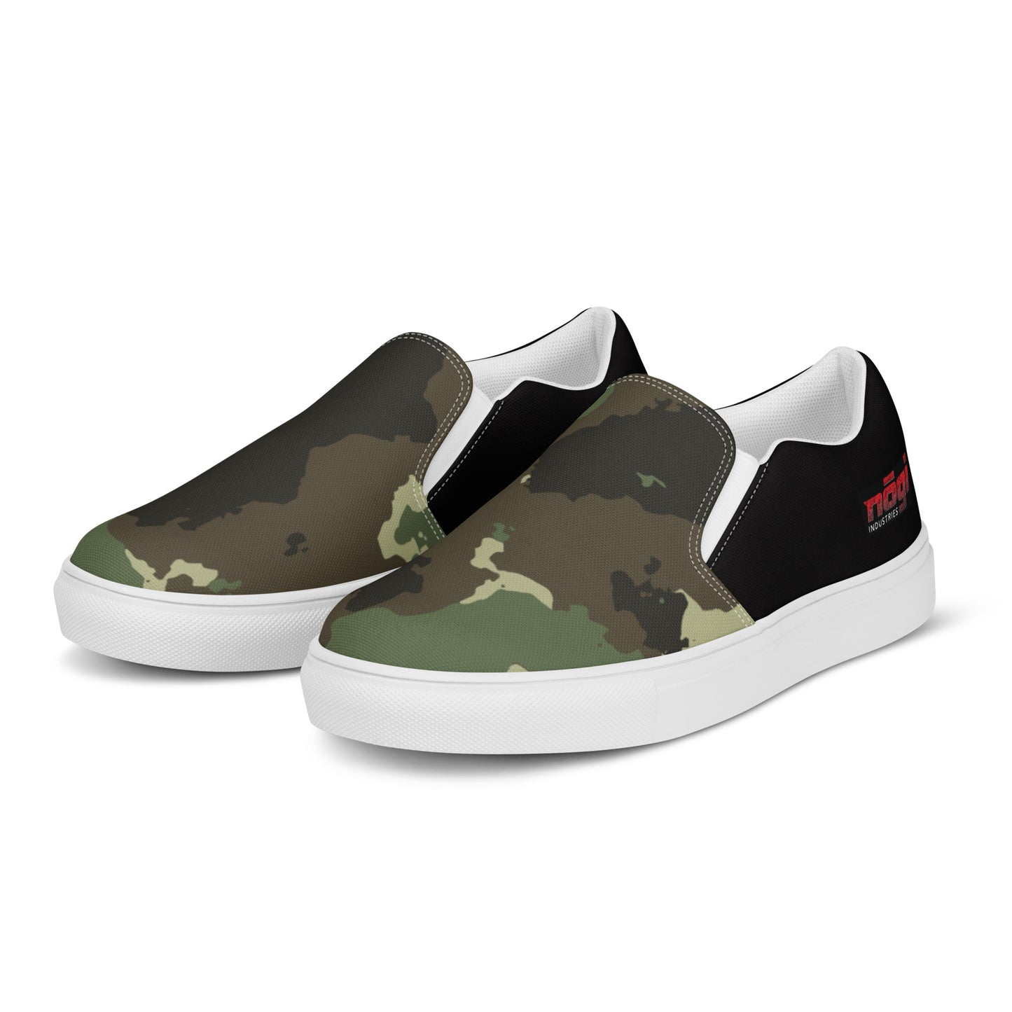 Dutch Camo Men’s Slip-On Canvas Shoes