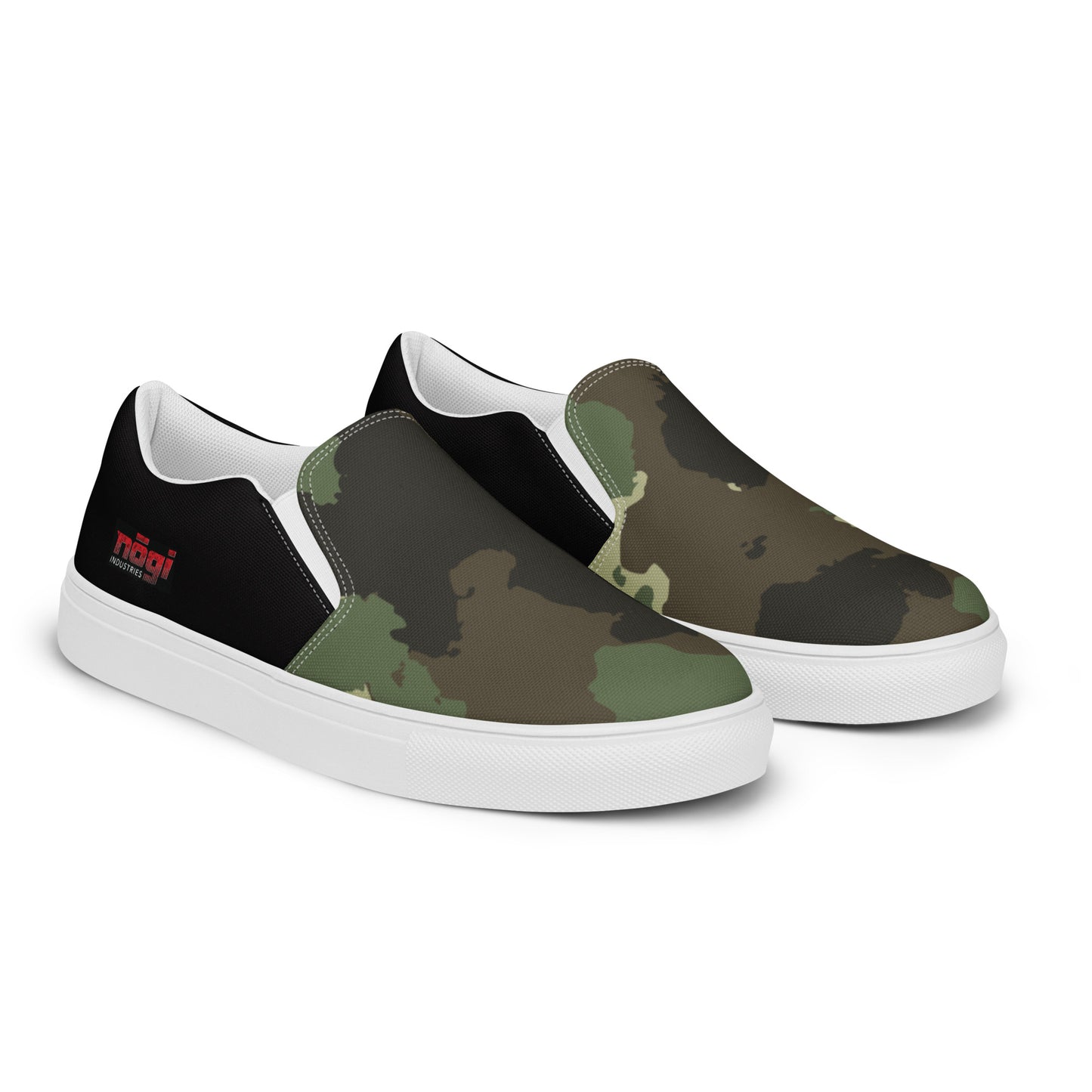 Dutch Camo Men’s Slip-On Canvas Shoes