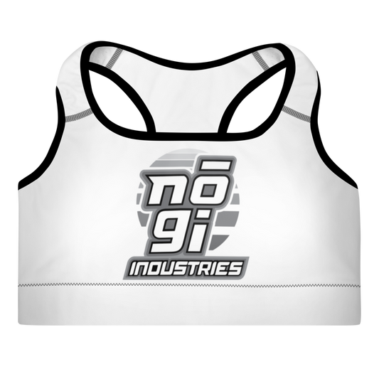 7Four WHITE Padded Sports Bra