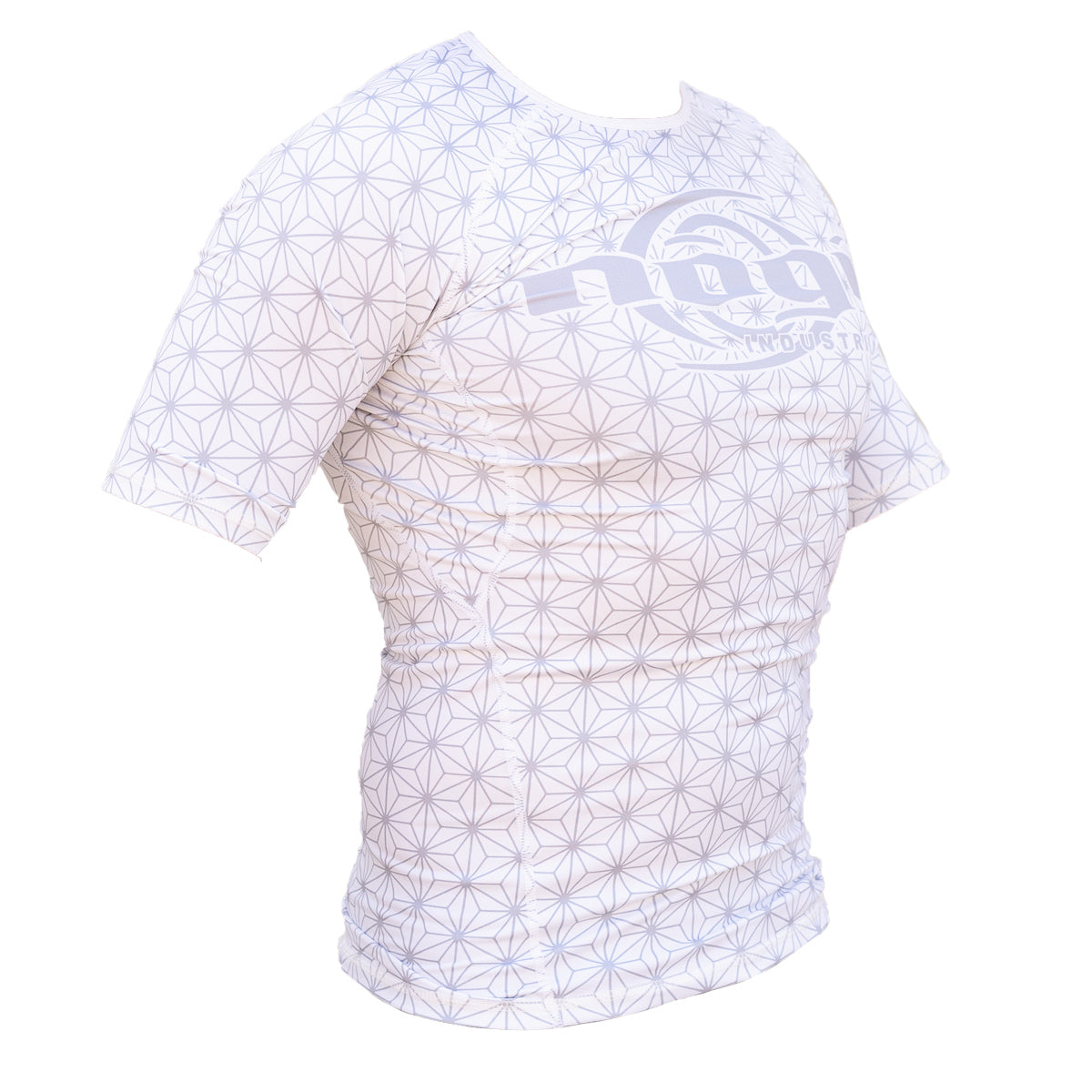 Nogi Industries Spectral Rashguard White Short Sleeve Right Side