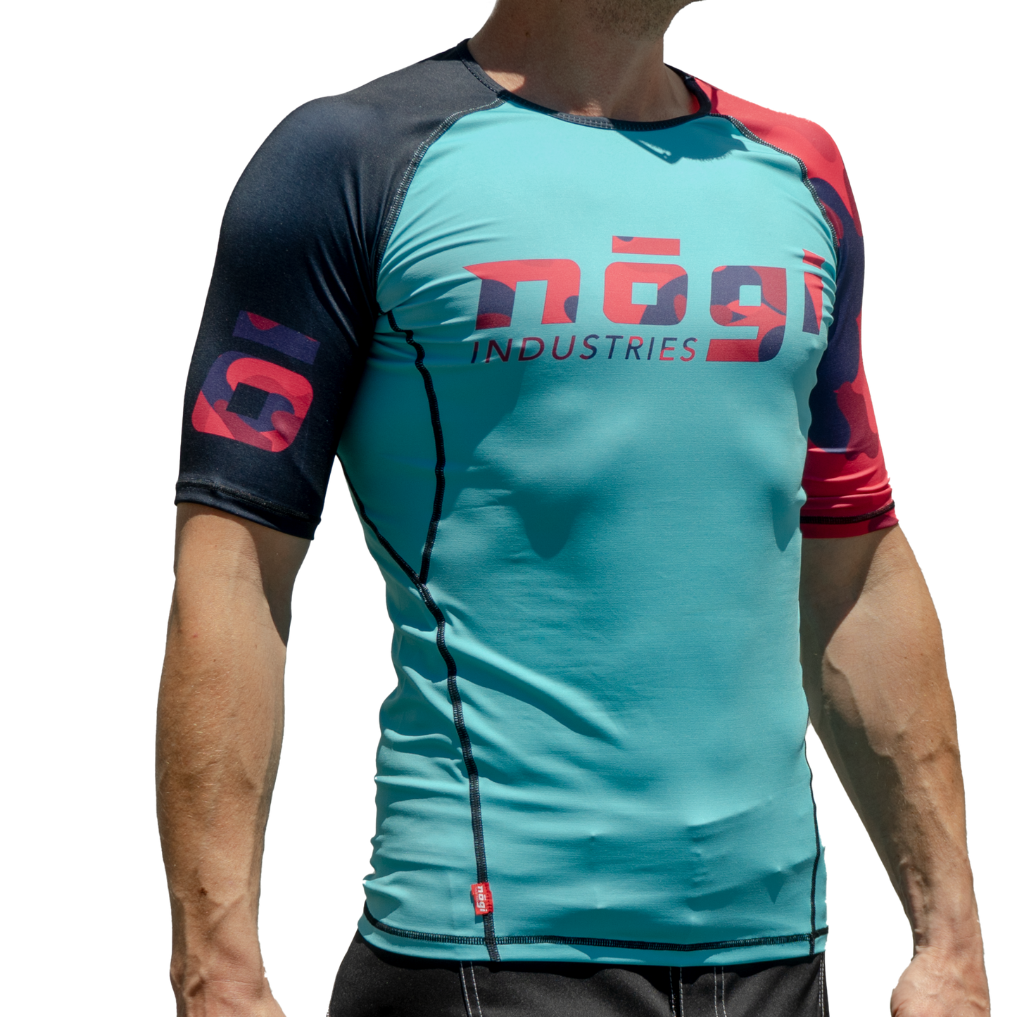 Recall Camo Short Sleeve Rash Guard