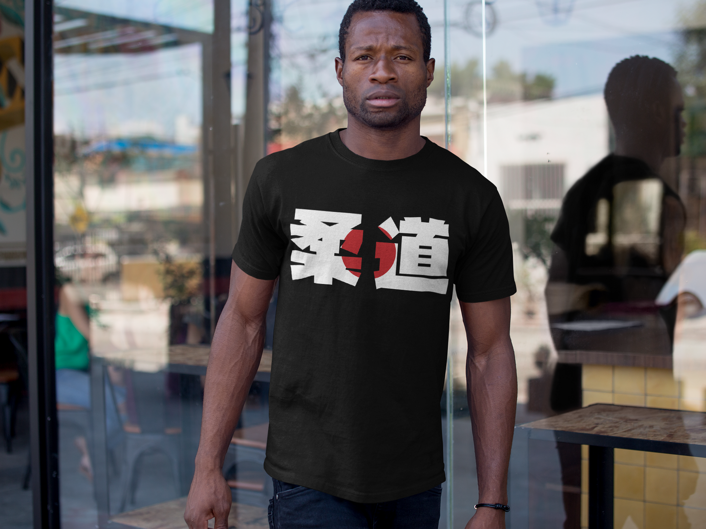 Judo Kanji Flag Short-Sleeve Unisex T-Shirt - NoGi USA