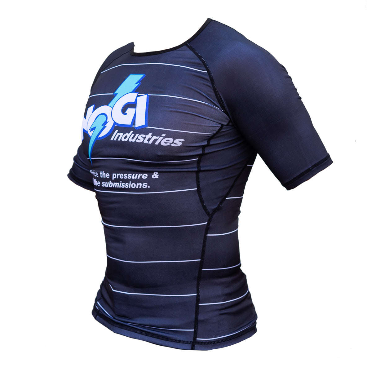 Nogi Industries Energy Short Sleeve Rashguard Black