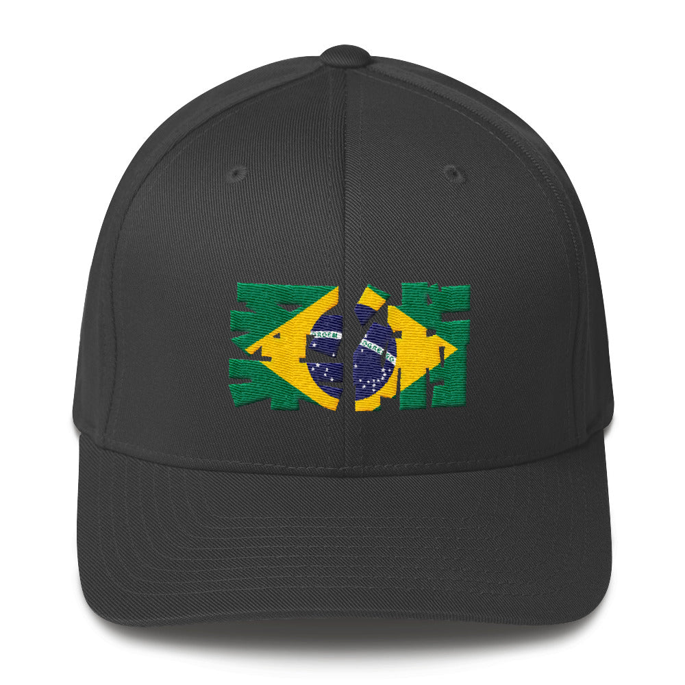 Jiu Jitsu De Brazil Flex Fit Structured Twill Cap - NoGi USA