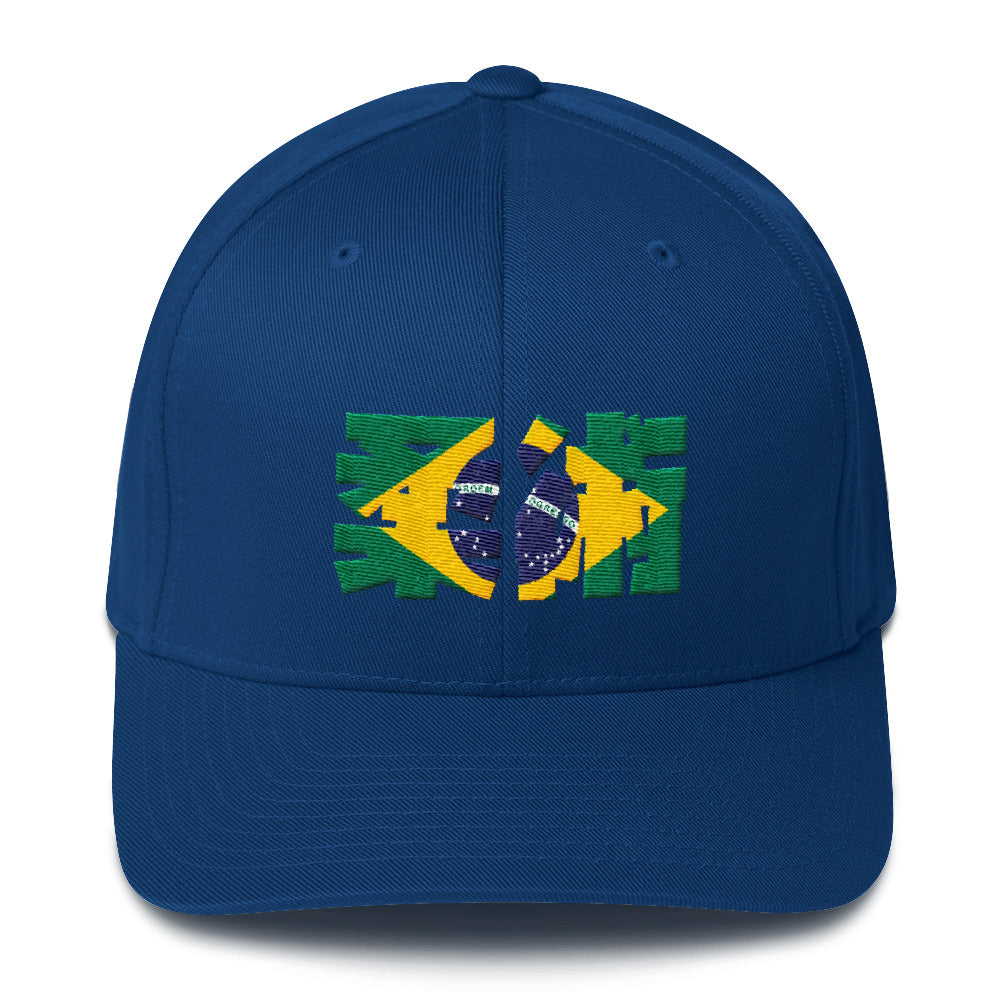 Jiu Jitsu De Brazil Flex Fit Structured Twill Cap - NoGi USA