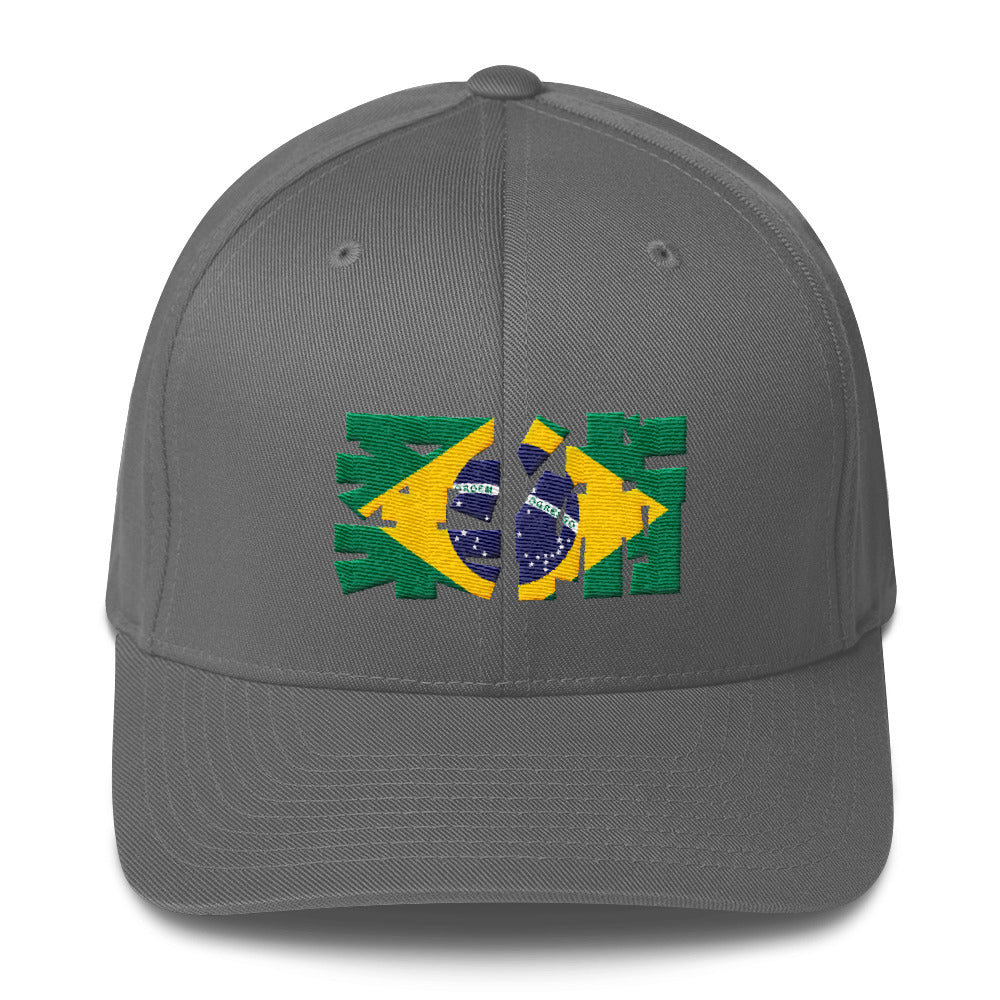 Jiu Jitsu De Brazil Flex Fit Structured Twill Cap - NoGi USA