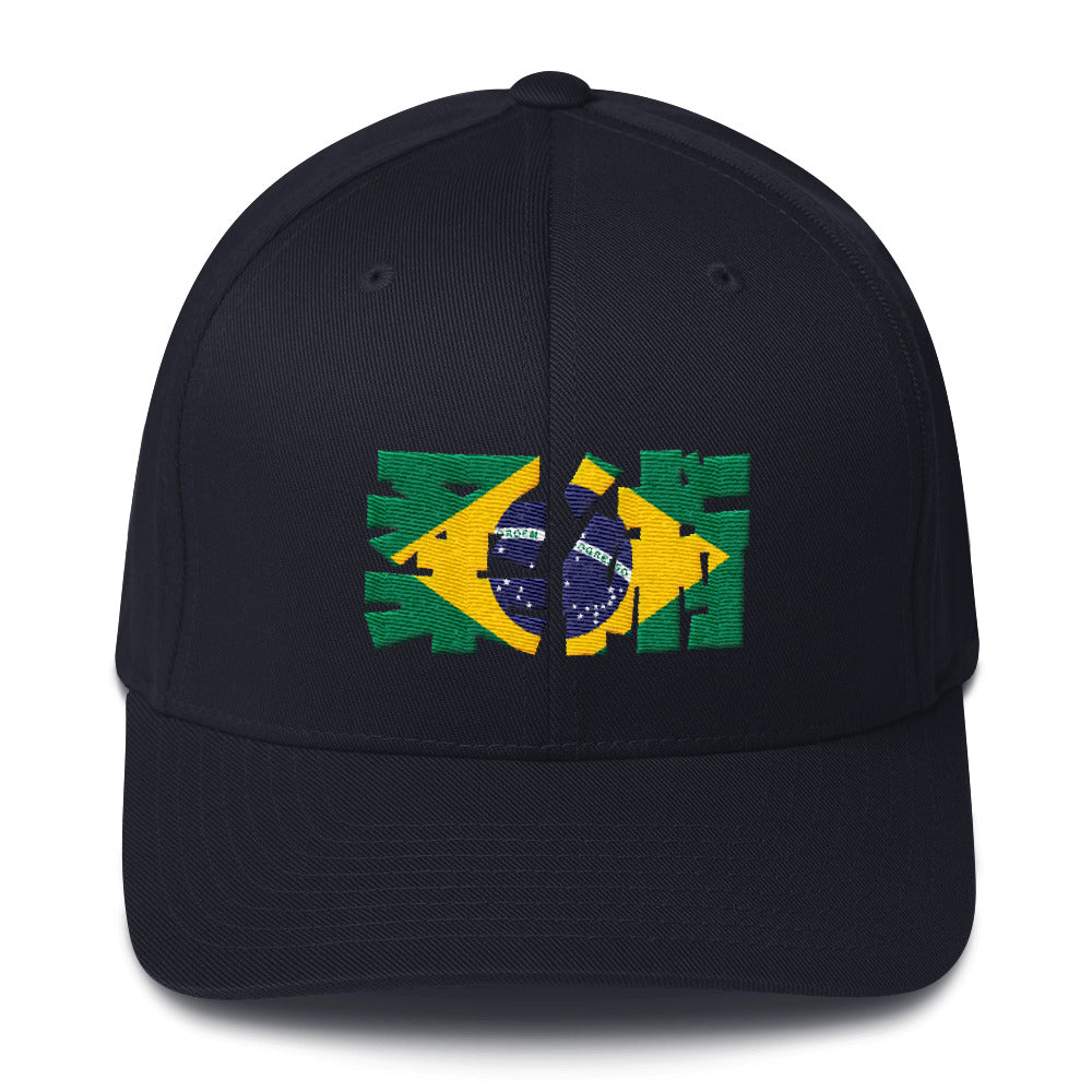 Jiu Jitsu De Brazil Flex Fit Structured Twill Cap - NoGi USA