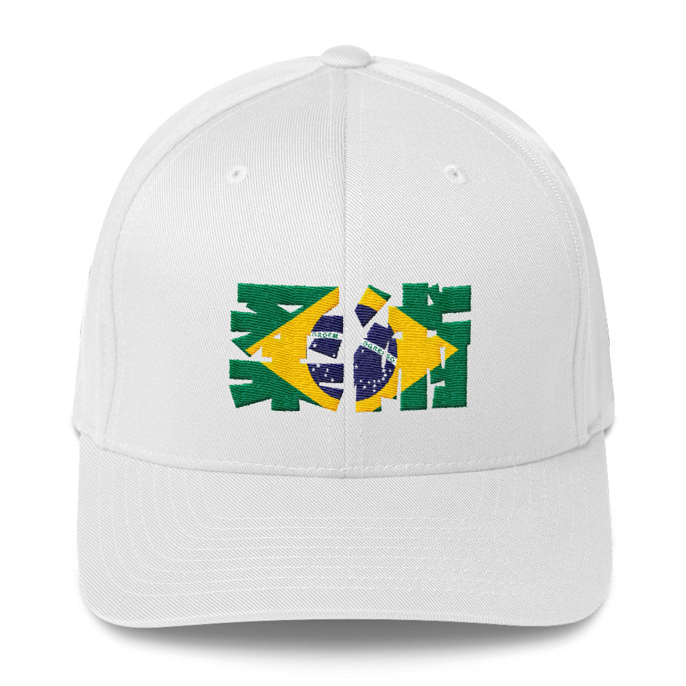 Jiu Jitsu De Brazil Flex Fit Structured Twill Cap - NoGi USA