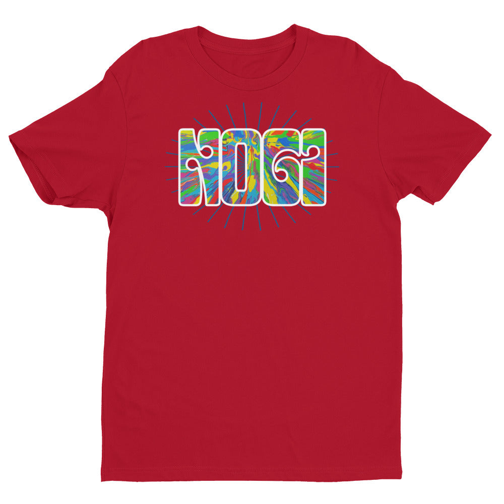 Psychedelic Cat Short Sleeve T-shirt - NoGi USA