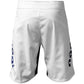 Phantom 3.0 Fight Shorts - White by Nogi Industries - MADE IN USA rear view