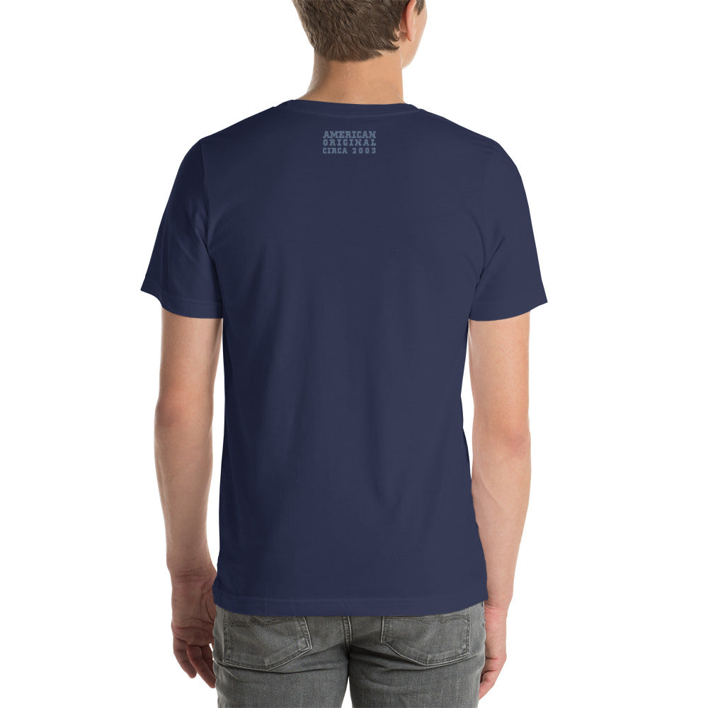 Nogi Industries Blue Lines Short-Sleeve Unisex T-Shirt