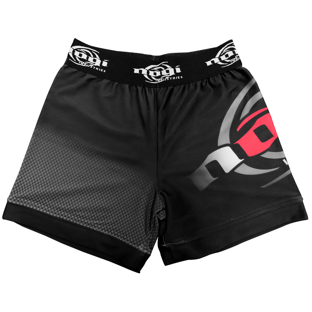 Nogi Vale Tudo Shorts Black and Red