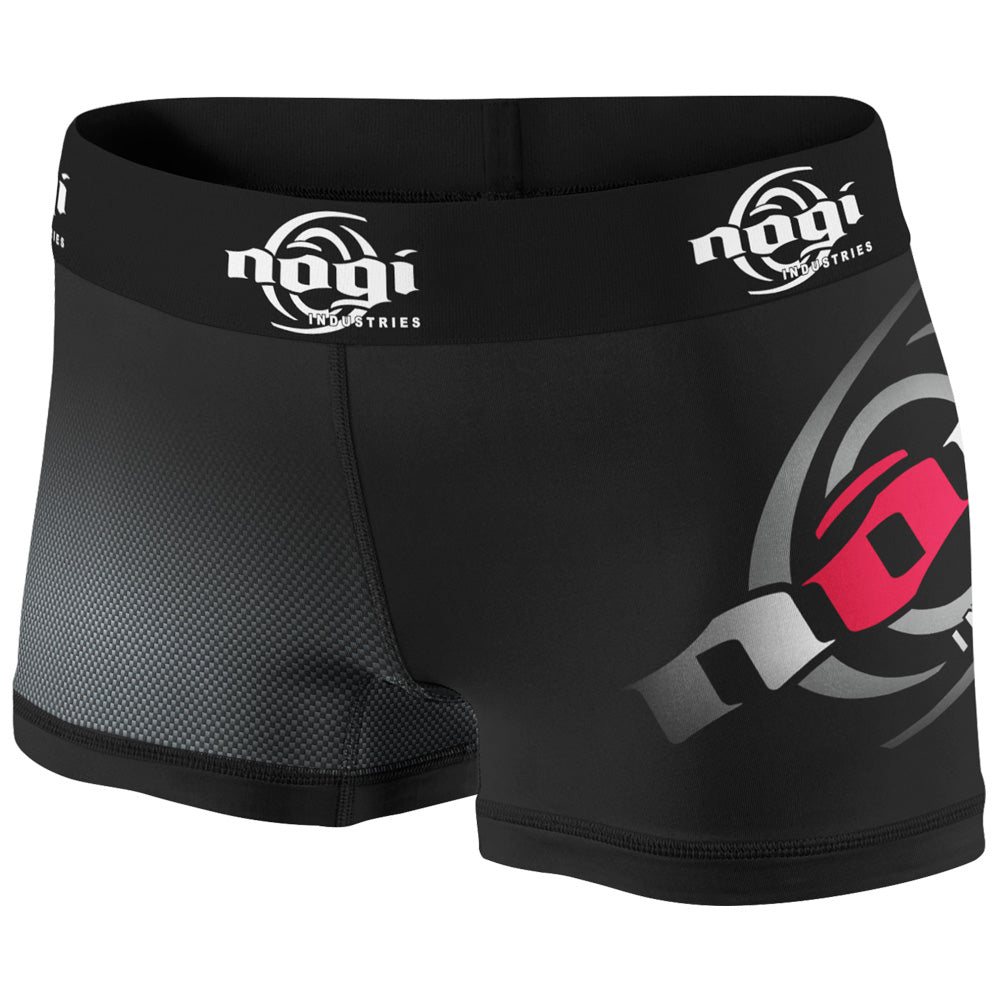 Nogi Vale Tudo Shorts Black and Red