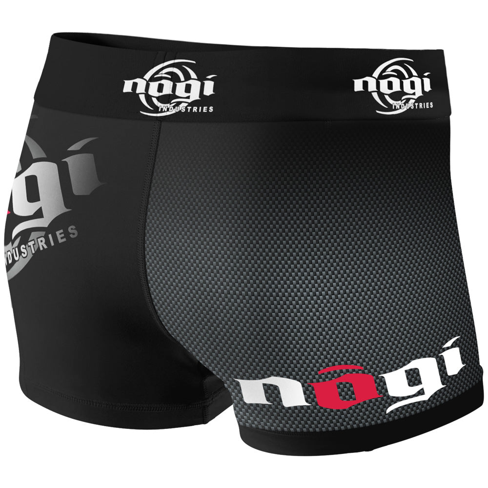 Nogi Vale Tudo Shorts Black and Red