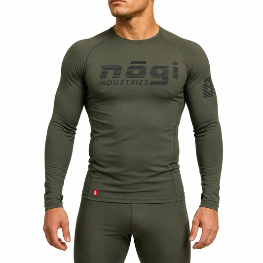 Core Long Sleeve Rash Guard - FURY GREEN