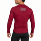 Core Long Sleeve Rash Guard - MERLOT RED