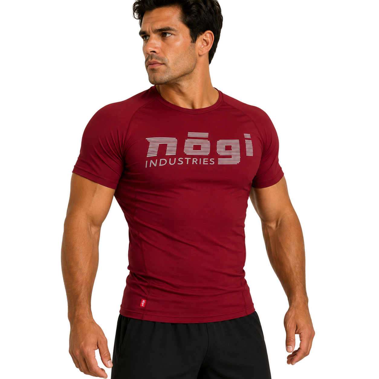 Core Short Sleeve Rash Guard - MERLOT RED