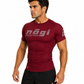 Core Short Sleeve Rash Guard - MERLOT RED