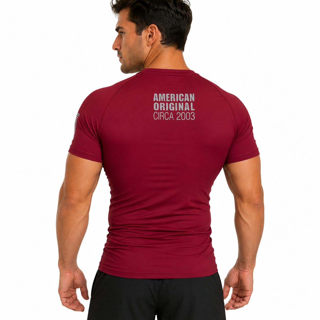 Core Short Sleeve Rash Guard - MERLOT RED
