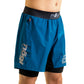 KIDS Ghost Premium Lined Grappling Shorts - Ultramarine Blue