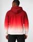 Ember — Burgundy to Ember Gradient Oversized Cotton Hoodie