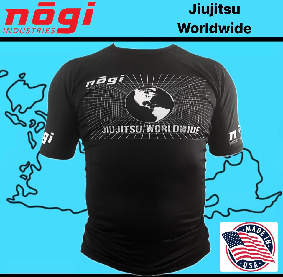 Jiujitsu Worldwide Short Sleeve Rash Guard - Made in USA