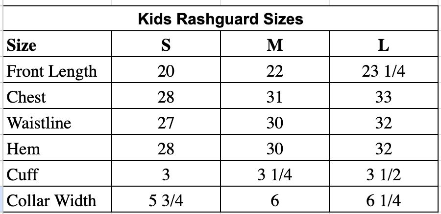 KIDS Core Short Sleeve Rash Guard