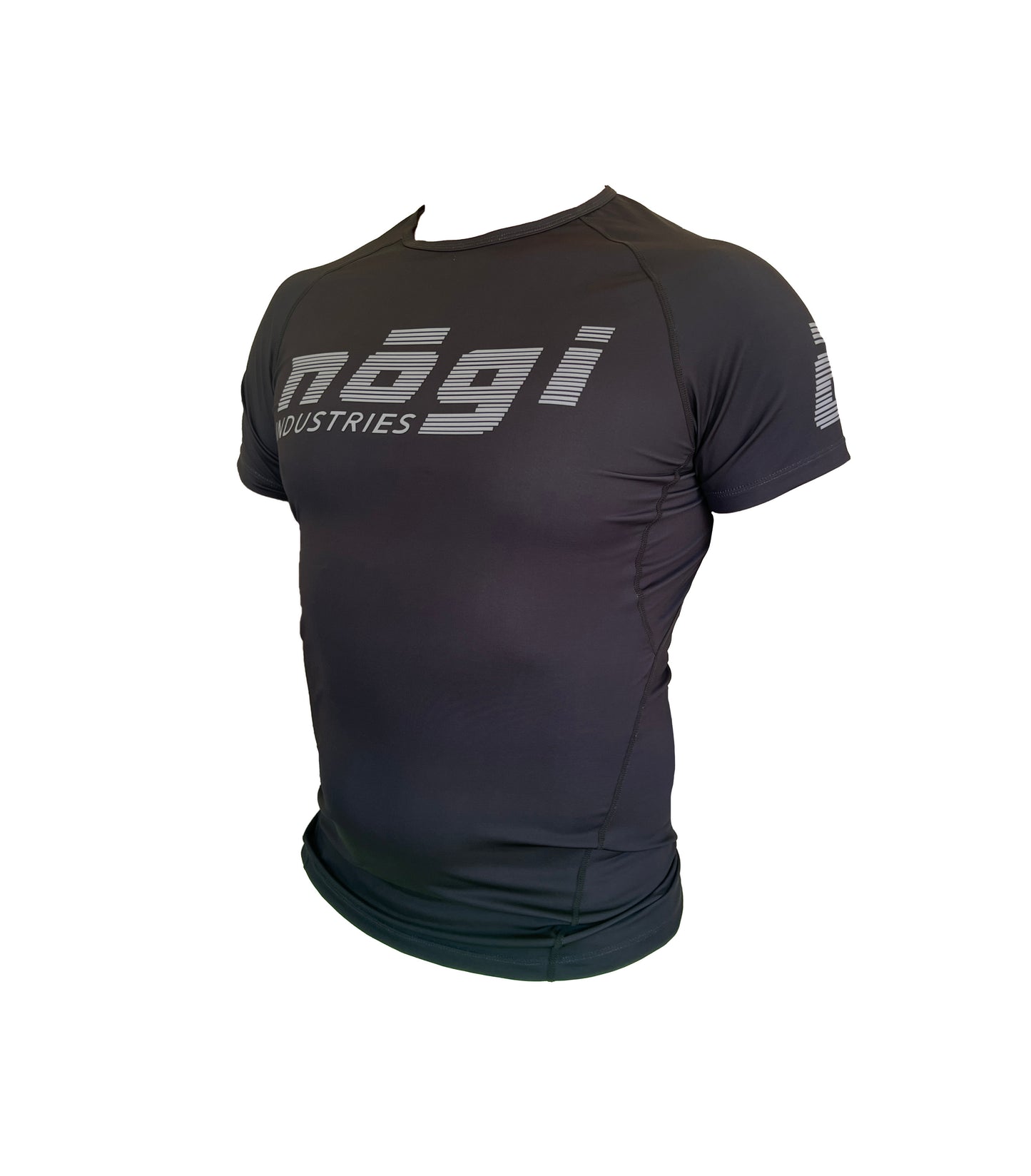 Core Short Sleeve Rash Guard - NEW JERSEY GRAY