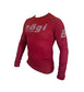 Core Long Sleeve Rash Guard - MERLOT RED