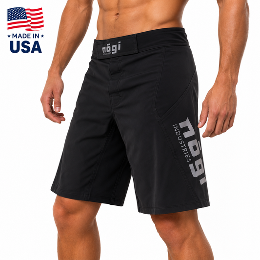 Phantom 4.0 Fight Shorts - Classic Black - MADE IN USA