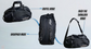 The Tri-Carrier Convertible Large Gear Bag - BLACK