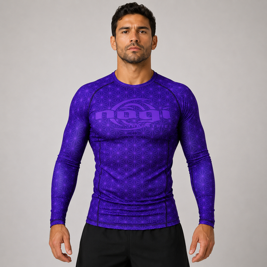 Rashguard de manga larga Spectral Rank - Púrpura (LS)
