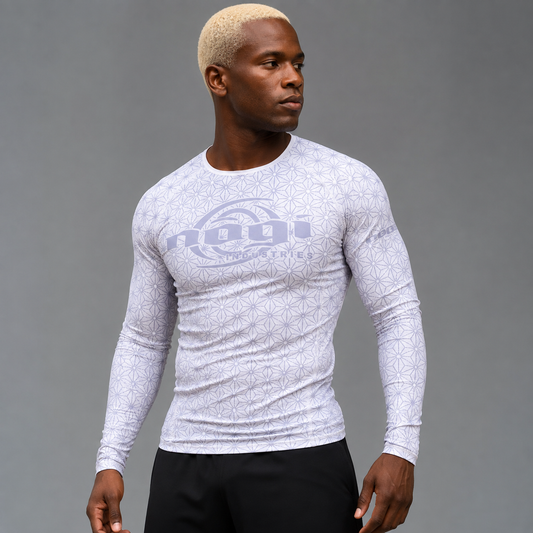 Rashguard de manga larga espectral - Blanco (LS)