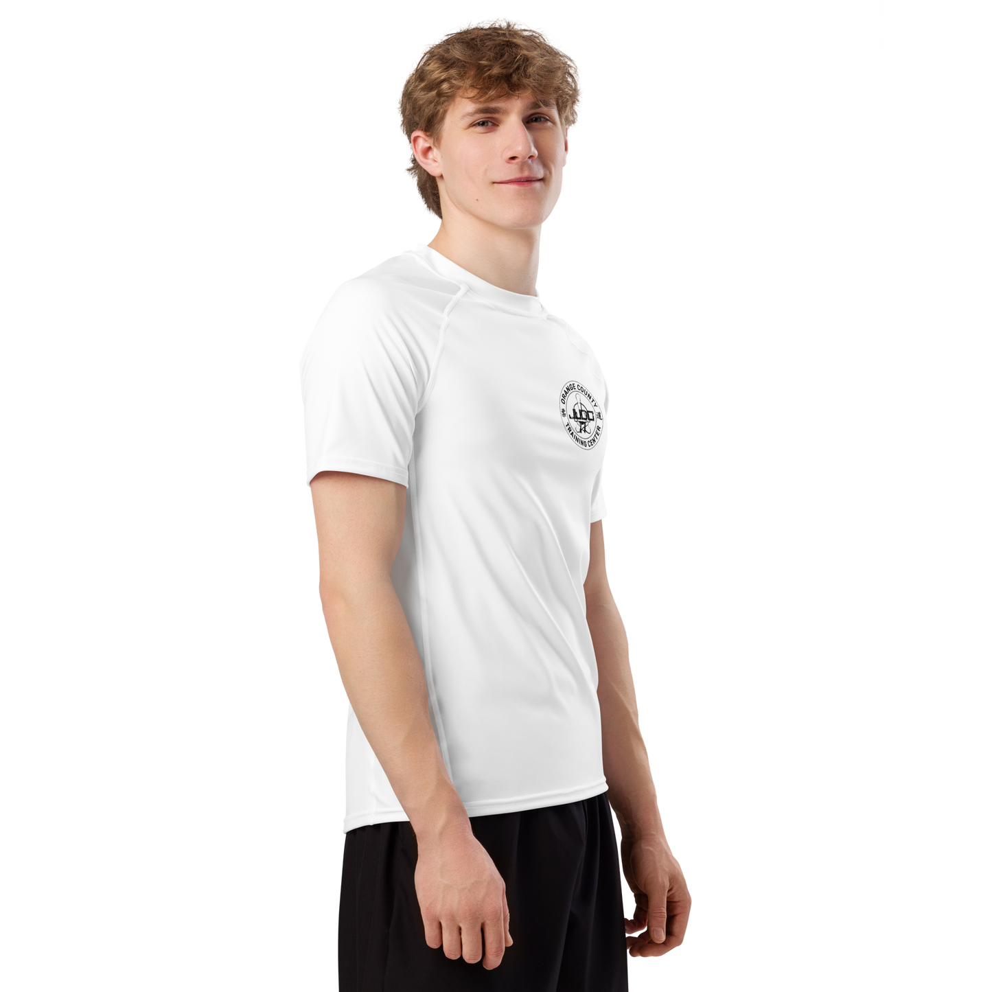 OC Judo ADULT Team Short Sleeve Rashguard - WHITE