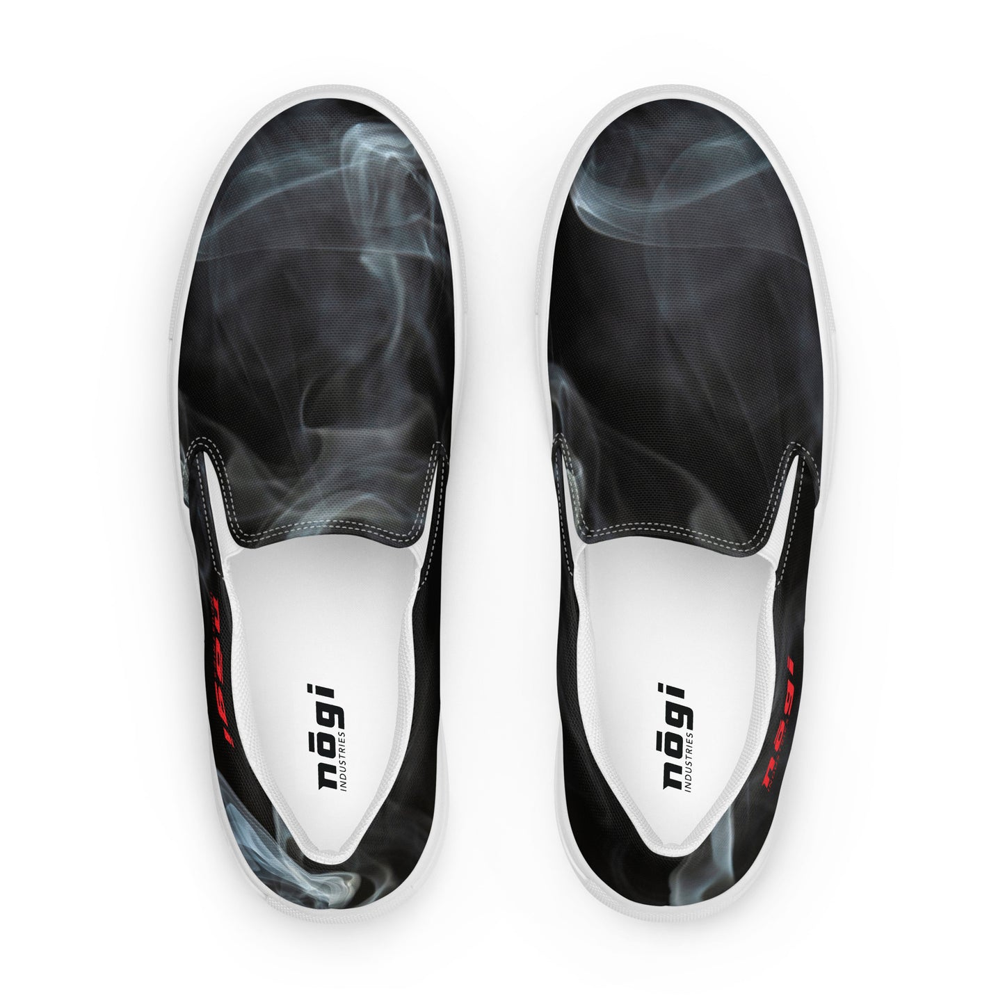 Black Smoke Men’s Slip-on Canvas Shoes