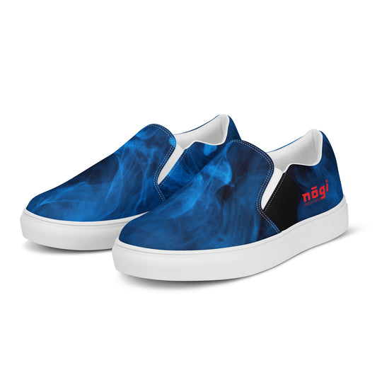 Blue Smoke Men’s Slip-on Canvas Shoes