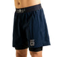 Ghost 7" Premium Lined Grappling Shorts - Neptune Blue Left View