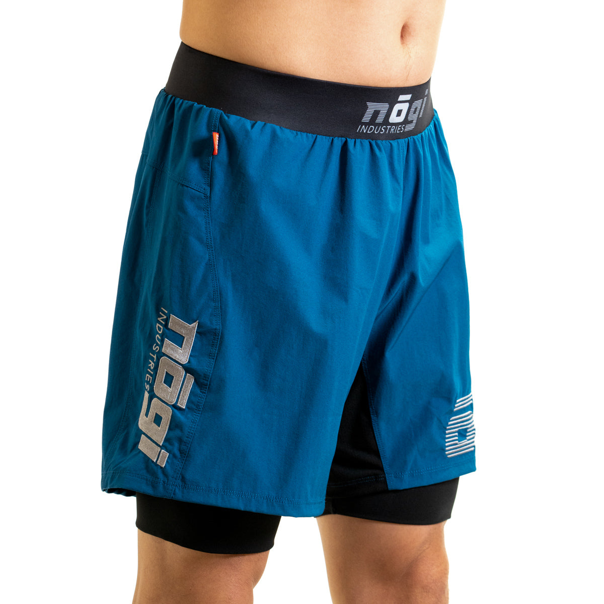 Ghost 7" Premium Lined Grappling Shorts - Ultramarine Blue Right View