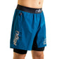 Ghost 7" Premium Lined Grappling Shorts - Ultramarine Blue Right View