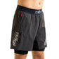 Ghost 7" Premium Lined Grappling Shorts - New Jersey Gray  Right View