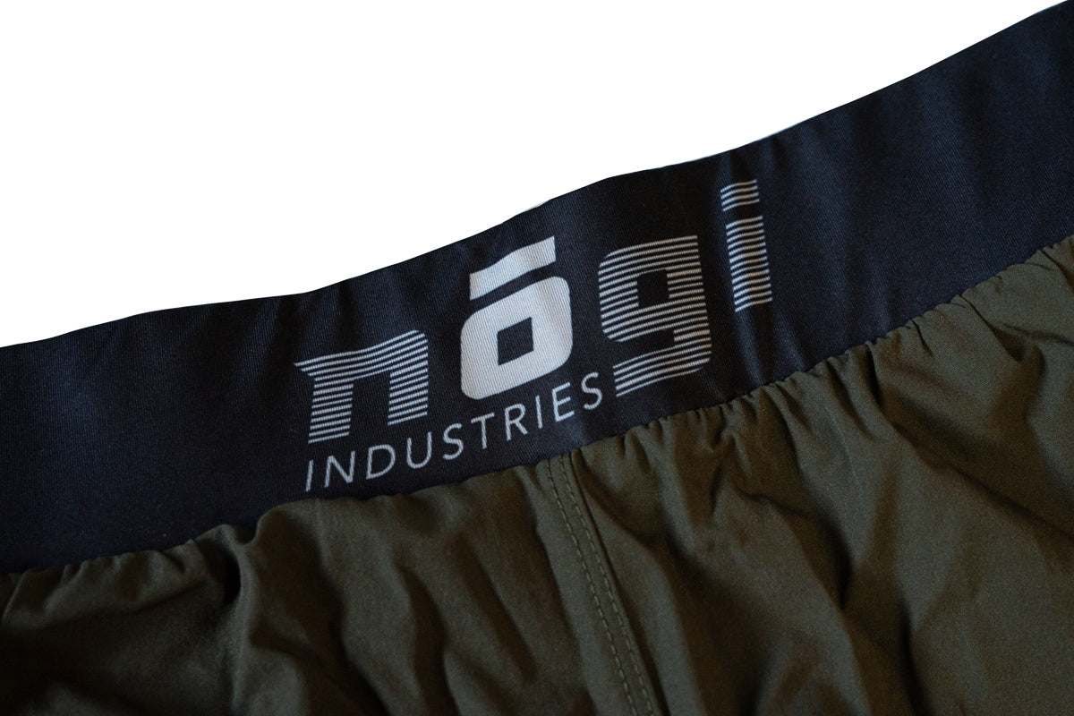 Ghost 7" Premium Lined Grappling Shorts - Fury Green Belt Detail