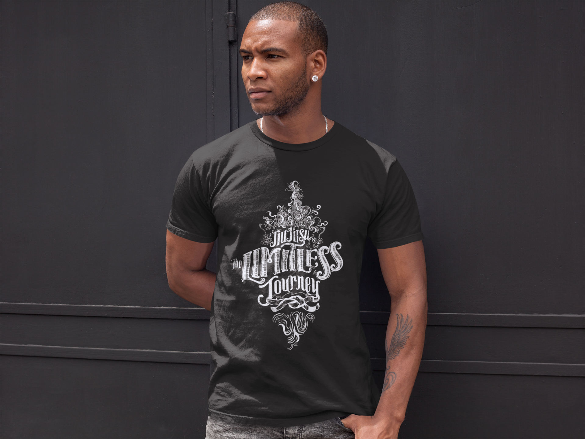 Jiu Jitsu the Limitless JourneyShort Sleeve T-shirt - NoGi USA